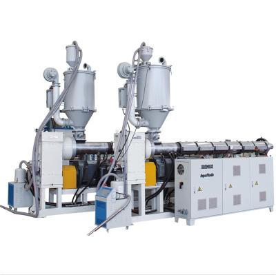 中国 Water Cooling Plastic Corrugated Pipe Equipment Double Wall Extrusion Line 販売のため