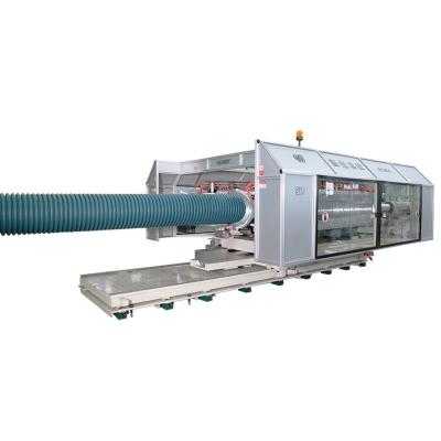 China Plastic Corrugated Pipe Production Line Water Cooling For ID 90 - 600MM Drain Pipe for sale