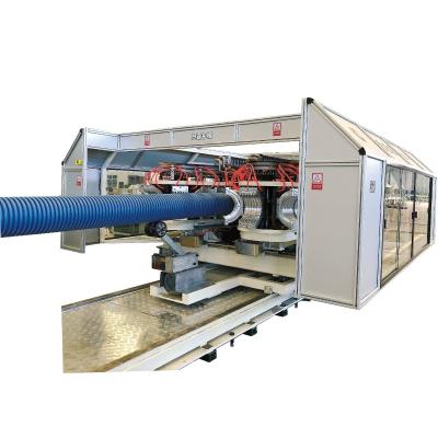 中国 Fully Automatic PP PE Plastic Corrugated Pipe Equipment With PLC Control System 販売のため