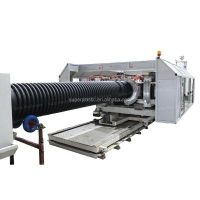 China HDPE PP PE Corrugated Drain Pipe Making Machine Production Line 10m/min for sale