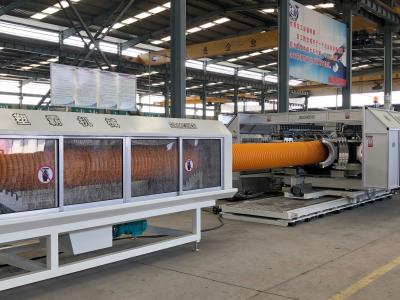 China Double Wall Flexible Corrugated Conduit Pipe Production Line With Customizable Shape zu verkaufen