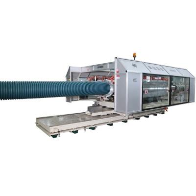 China Waterkoeling Plastic Drain Pipe DWC Pipe Processing Machine Voor OD 90mm - 600mm Te koop