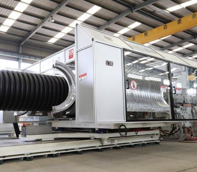 China 400-1200 mm Single Screw DWC Pipe Manufacturing Line for sale