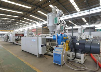 China Single screw High Output corrugated pipe extruder for sale