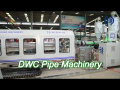 high speed 100-315mm dwc pipe production machinery for electric conduit, drainage, sewage pipes