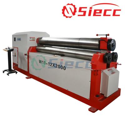 China Siecc Slip Rolling Machine Hydraulic Cnc 4 Roller Plate Rolling Machine en venta