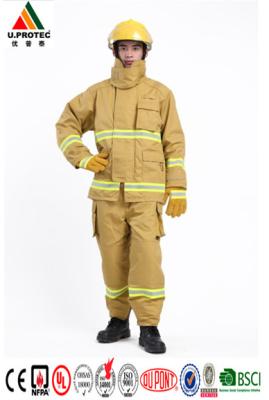 China BTTG Certified Fireman Clothing / Firefighting Uniform / Fireman Suit for sale