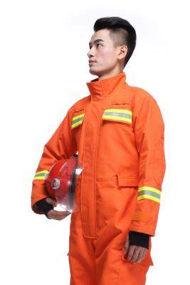 China Hi Vis Customized Dupont Nomex IIIA Wildland Fire Clothing for Firefighting for sale