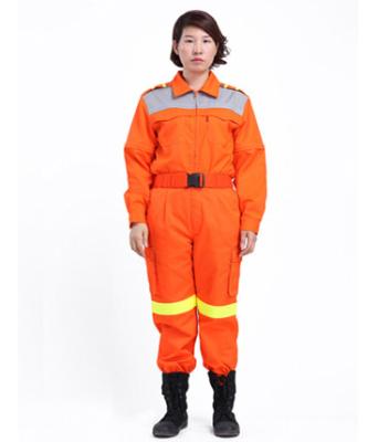 China Ropa protectora de la ropa del rescate del fuego del trabajador de mujeres con la cinta reflexiva en venta