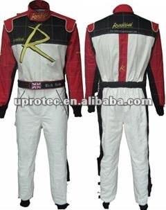 China Fashion Nomex Men Motorcycle / Auto Race Suit FR and Flexible Car Racing Suits for sale