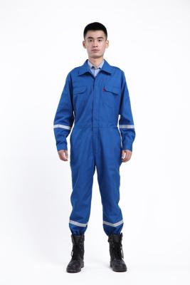 China Hi Vis FR 100% Cotton Antistatic Flame Retardant Coveralls for Industrial Workers for sale