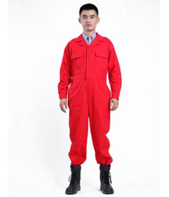 China Red Hi Vis Aramid Antistatic Flame Retardant Coveralls Safety Apparel for Worker for sale