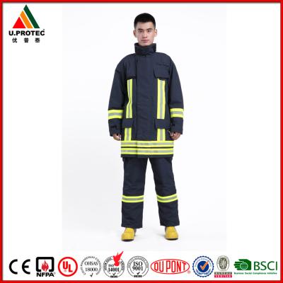 China Uniforme de vestido del bombero del franco/ropa/engranaje incombustibles XS de la asistencia - modifican tamaño para requisitos particulares en venta