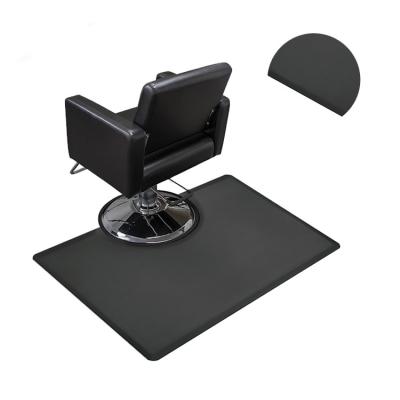 China PU Square Beauty Barber Salon Mat For Barber Waterproof Antifatigue Shop Stain Resistant Durable Sheepmats Anti Fatigue for sale