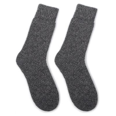 China Black Casual Socks Terry Socks For Cold Winter Thick Soft Mens Acrylic Socks Viable for sale