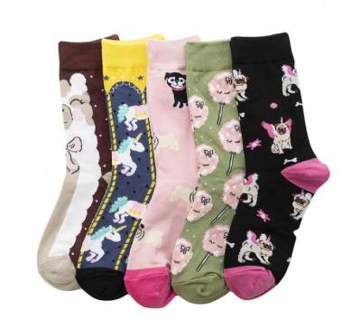 China 2019 New Style Winter Antibacterial Loose Cotton Decorative Funny Women's Socks Warm Cotton Socks for sale