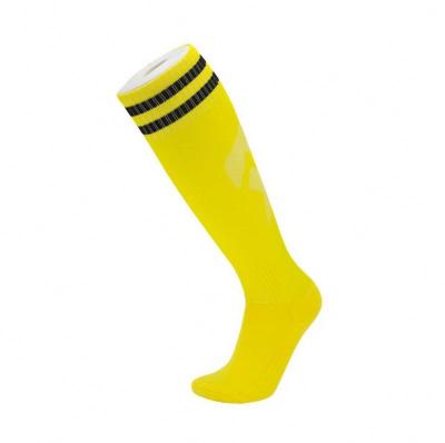 China Antibacterial High Quality Long Tube Football Socks , Unisex High Knee Sports Solid Football Socks for sale