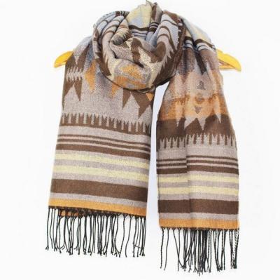 China Fashion autumn and winter men's scarves cashmere elegent warm thickened shawl for sale