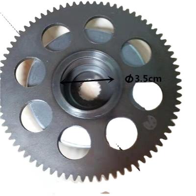 China Start Clutch Process Processing Scooter Qiaoge Fuxi 100 Steel Metallic Motorcycle Engine Overflow Clutch for sale