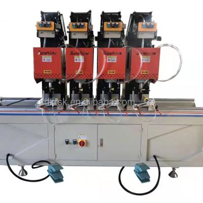 China Building Material Stores Automatic Screw Fastening Machine UPVC Window Machine Four Head for sale