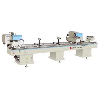 China Building Material Shops Double Head PVC Circular Saw Miter Miter Saw UPVC Window Machinery Doule Head Cutting Machine for sale