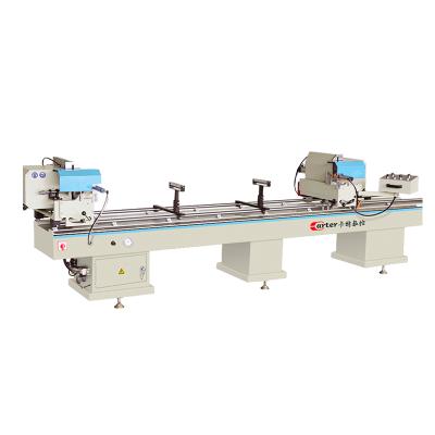 China Building Material Stores Double Head PVC Upvc Profile Precision Cutting Machine For Window Door Making for sale