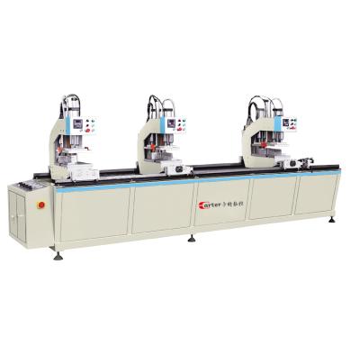 China Building Material Shops Double Head Three Head Upvc Welding Window Making Machinery for sale