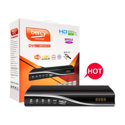 China New Design t2s2 MPEG-4 Bercy Concorde TV Set Top Box Combo Receiver 2021 for sale