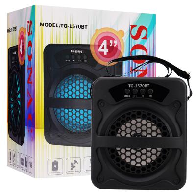 China No SONAC TG-1570BT Speaker LED Atmosphere Colorful Light Stereo Blue Tooth Speaker HIGH FIDELITY for sale