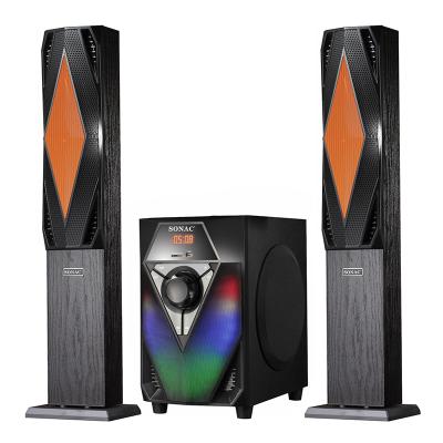 China No SONAC TG-V666 Subwoofers BT FM Radio USB HI fi BASS Home Theater System 2.1 Remote Control Speaker for sale