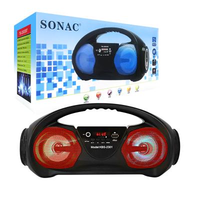 China No SONAC TG-2301BT Outdoor Radio SD USB Battery Loud Portable Speaker Mini Bass Speaker for sale