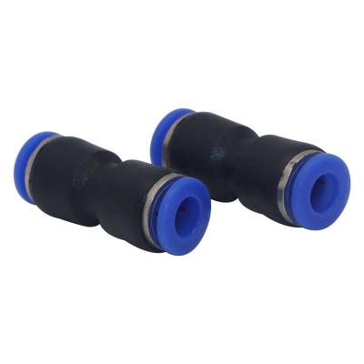 China ZM 1183 Plastic Pneumatic One Touch Straight Connector Plastic Fittings Quick Connect PU Air Push Pneumatic Fittings for sale