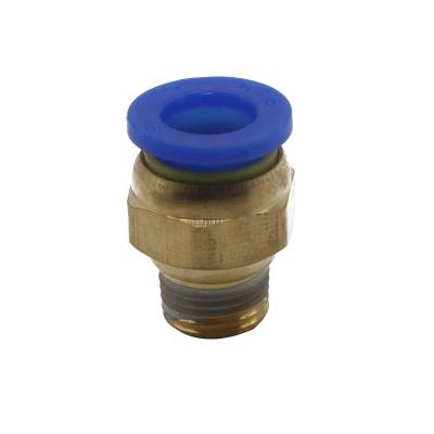 China ZM 1183 One Touch Pneumatic Connector Plastic Fittings PC Plastic Quick Connect Pneumatic Air Push Fittings for sale