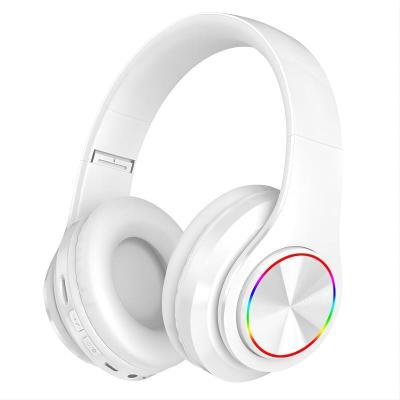 China Colorful IEC 62133 LED tf Viable Card Bue Tooth Headsets Headphones For Smartphone for sale