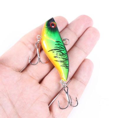 China 6Color 6cm/16.5g Plastic Hard Bait Swimbait Bionic Bait 6# With Bionic Hook Full Triple Layer Swimming Bait 3D Eyes FS948 for sale