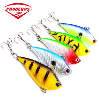 China Fishing Lure 55mm 7.5g VIB Rattlin Wobbler Minnow Bait Rigs FS048 Hard Deep ABS Dive Sinking Sea Ocean Artificial Groundbait for sale