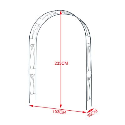 China Easily Assembled Garden Arch, Garden Axle For Various Climbing Plant, Outdoor Garden Lawn Backyard for sale