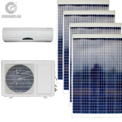 China Energy Saving Hotel AC DC Inverter 90% Solar Panels Room Powered Air Conditioner for sale