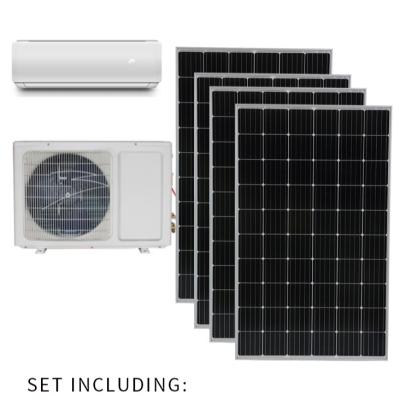 China Energy Saving Up To 90% Sunny Day On 12000BTU Type Solar Powered Split Grid Wall Mounted Air Conditioner for sale