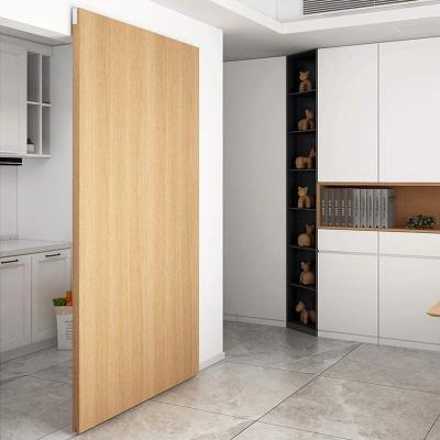 China Modern Factory Direct Custom Ghost Wooden Invisible Sliding Doors For Room Design Wooden Internal Doors for sale