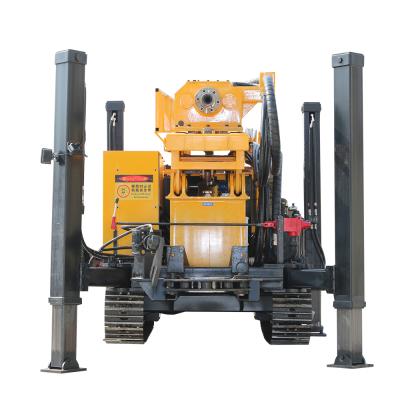 China Construction worksÂ   HUAYAO Brand 1000 Meters Professional Well Crawler Dth Water Drilling Rig 300m for sale