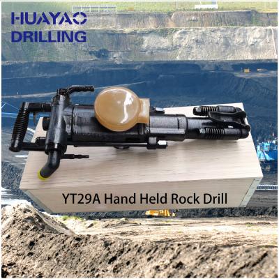 China Mini Rock Drill YT29 Pneumatic Hand Held Portable Mini Rock Drill Rig YT29A YT29A for sale