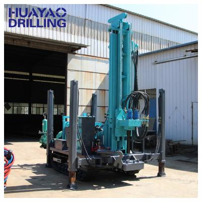 China Construction worksÂ   76KW power crawler 260m dth water well drilling rig mine pneumatic drilling rig for deep water well on sale for sale