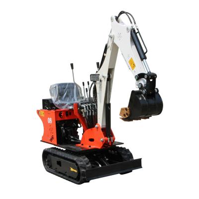 China New Design HYE-08 Track Vibration Farms Brand New Digging Excavator With Low Price for sale