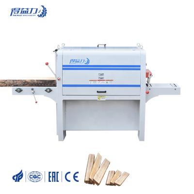 China DEALE Horizontal Automatic Square Wood Mill Woodworking Mill Cost-Effective High Quality Cut-Off Multi-bladed Ripping Saw Machines for sale