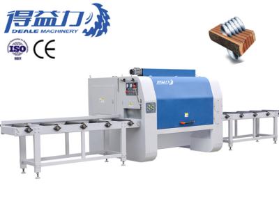 China Horizontal square timber /block /plank multi blade saw machine woodworking machine MJ-F4-350/400/450-180-5D for sale