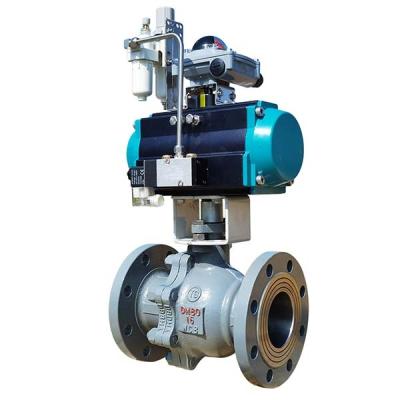 China WCB General Triplet Pneumatic Ball Valve for sale