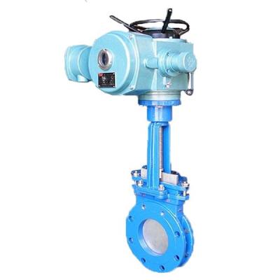 China General straight racing knife electric gate valve for sale