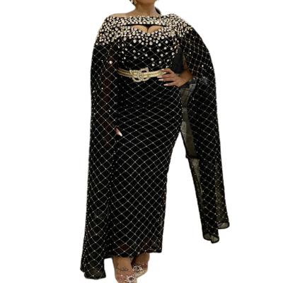 China 2022 Breathable New Arrive Sexy Africa Long Sleeve Shiny Sequined Party Evening Dress for sale