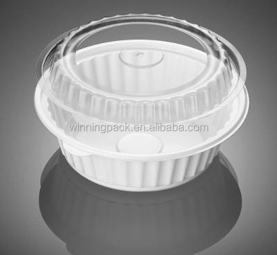 China Eco Friendly Disposable Restaurant 24OZ Storage PP Disposable Microwave Take Out Food Container for sale